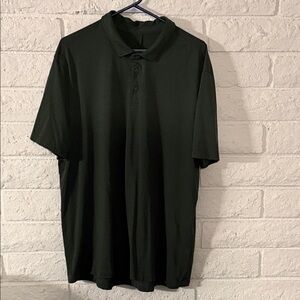 Lululemon Men’s Green Polo Shirt
